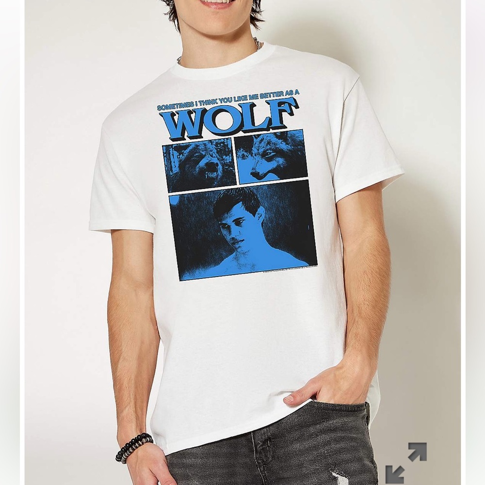 Spencer’s You Like Me Better As A Wolf T Shirt- Twilight S46 - Picture 2 of 5